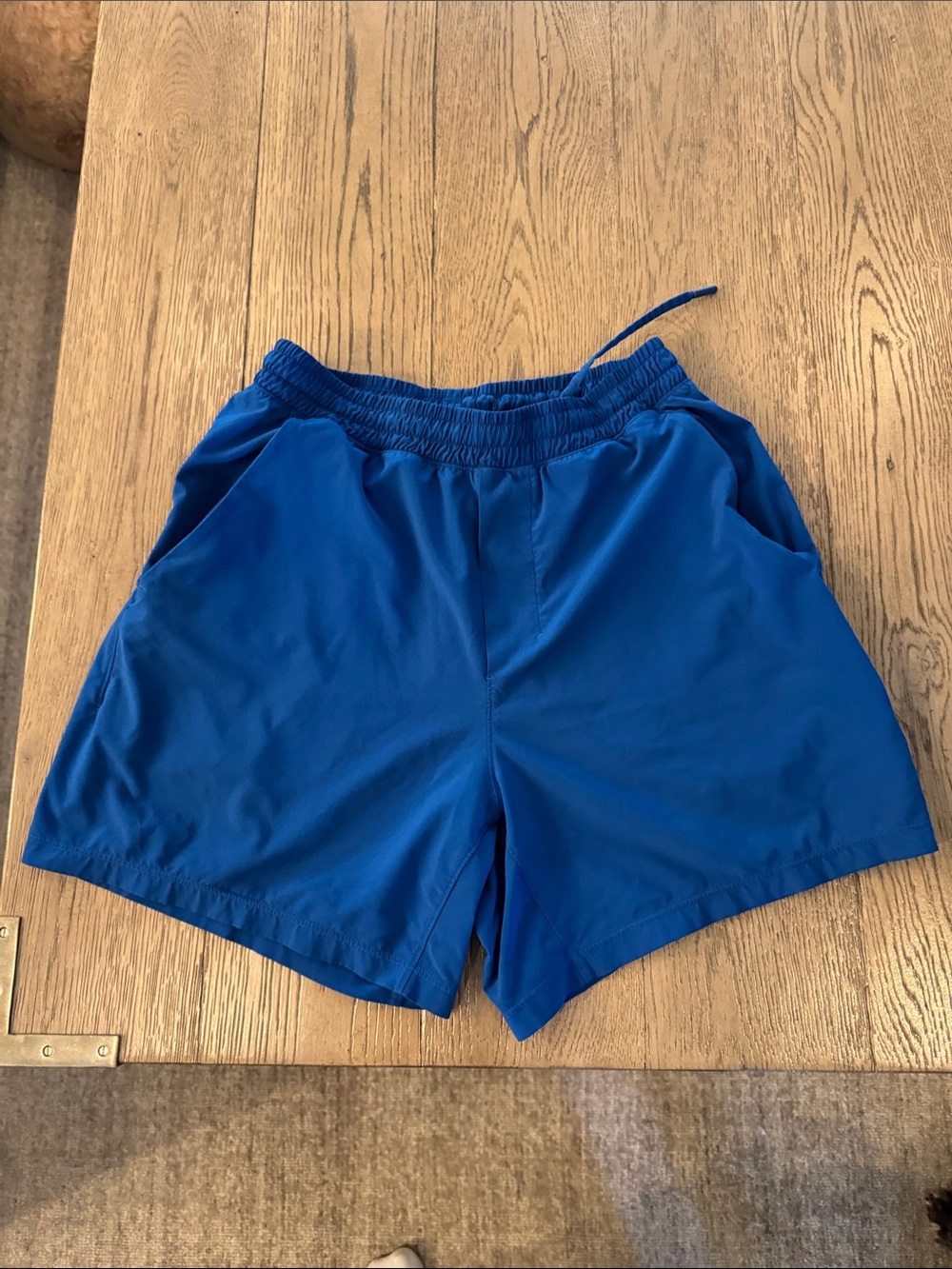 Lululemon Men's Bright Blue Athletic Shorts
